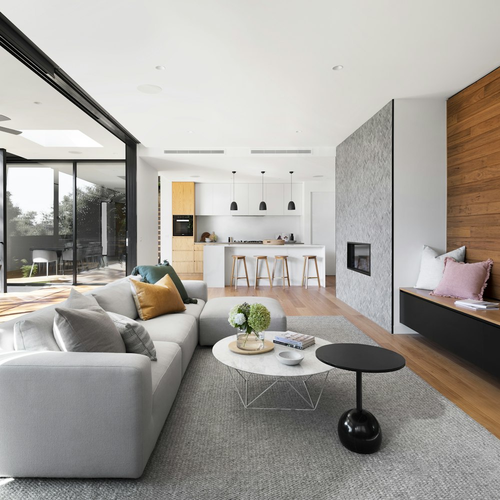 Commercial reception and lounge interior